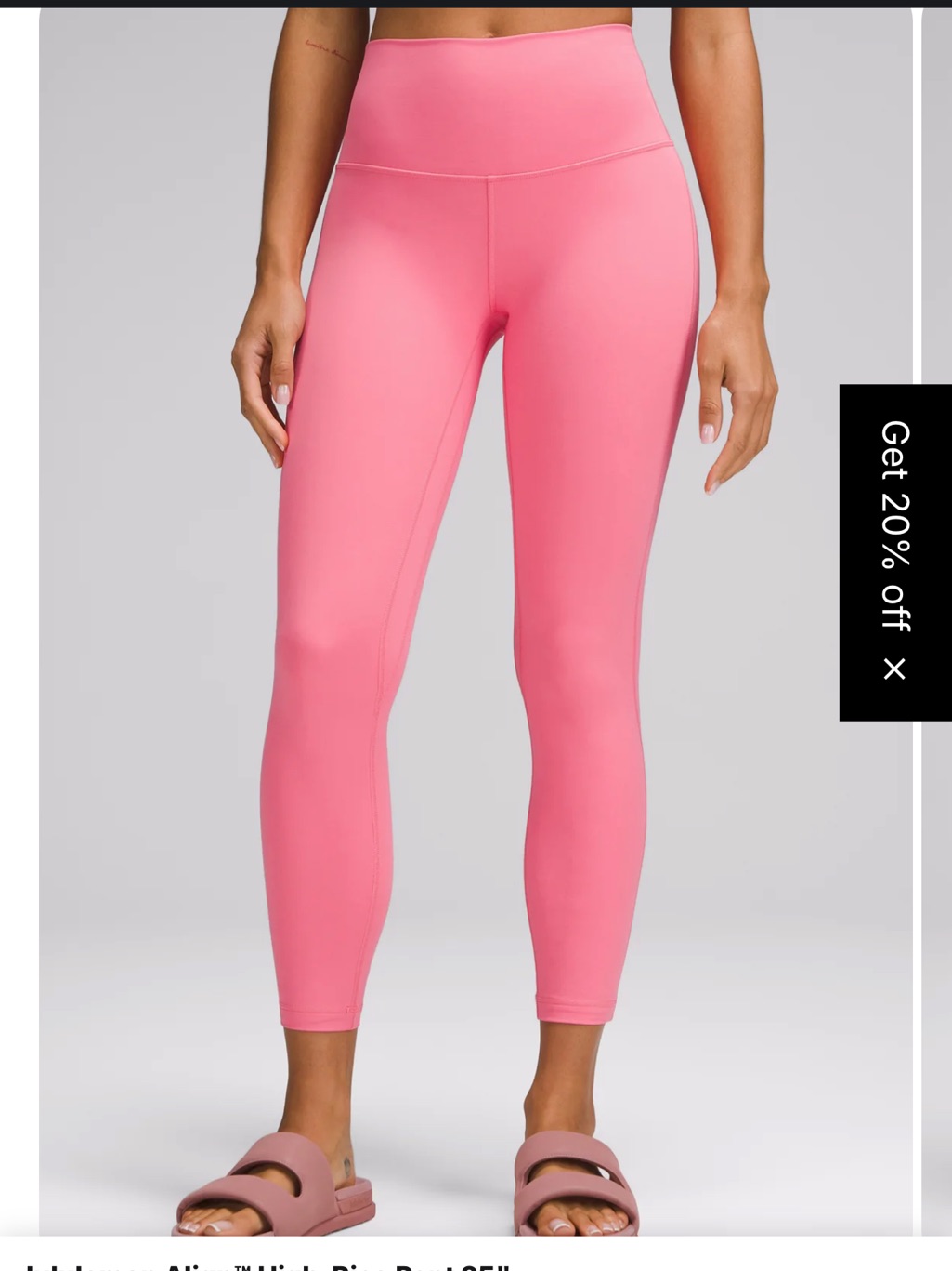 Lululemon Align Legging 25" (Lululemon X Peloton)